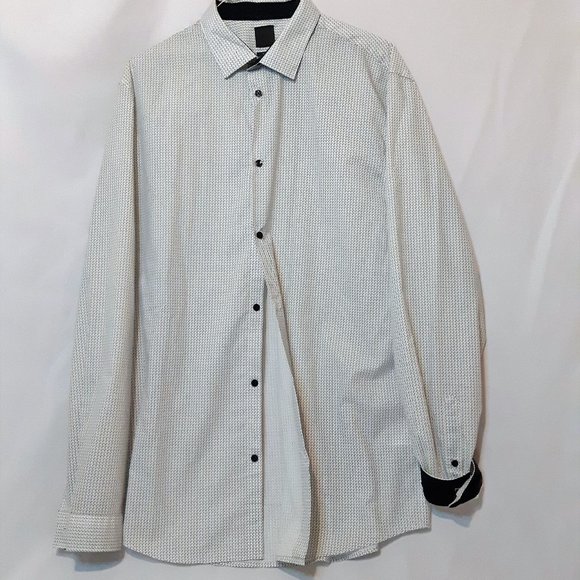 H&M Shirts Hm Mens Large Slim Fit Button Down Shirt Coupe Etroite